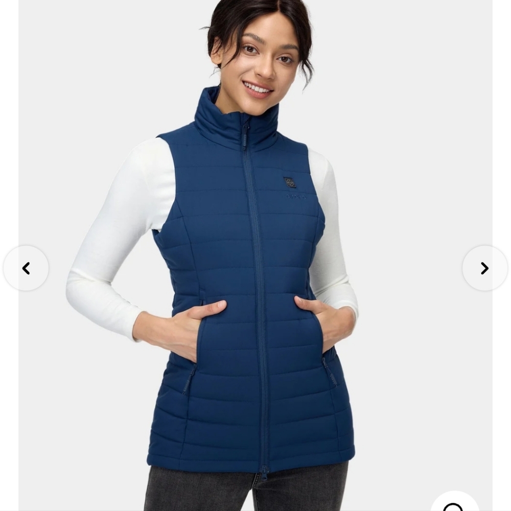 Tribeca Women's Heated Long Puffer Vest (Vest Only)